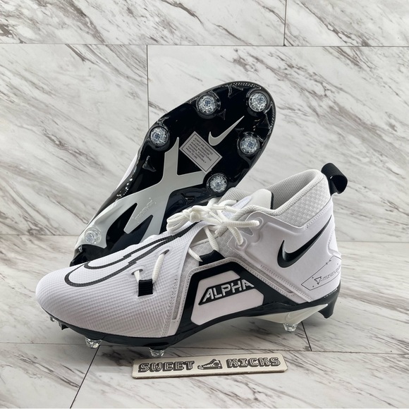 Nike Football Cleats Detachable Mens Alpha Menace Pro 3 White - Picture 1 of 11